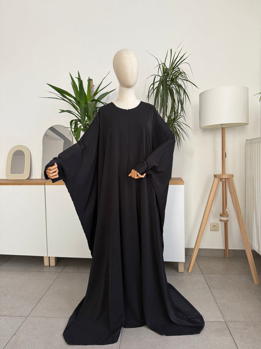 Abaya Saoudienne Hilya - Soie de Médine Premium